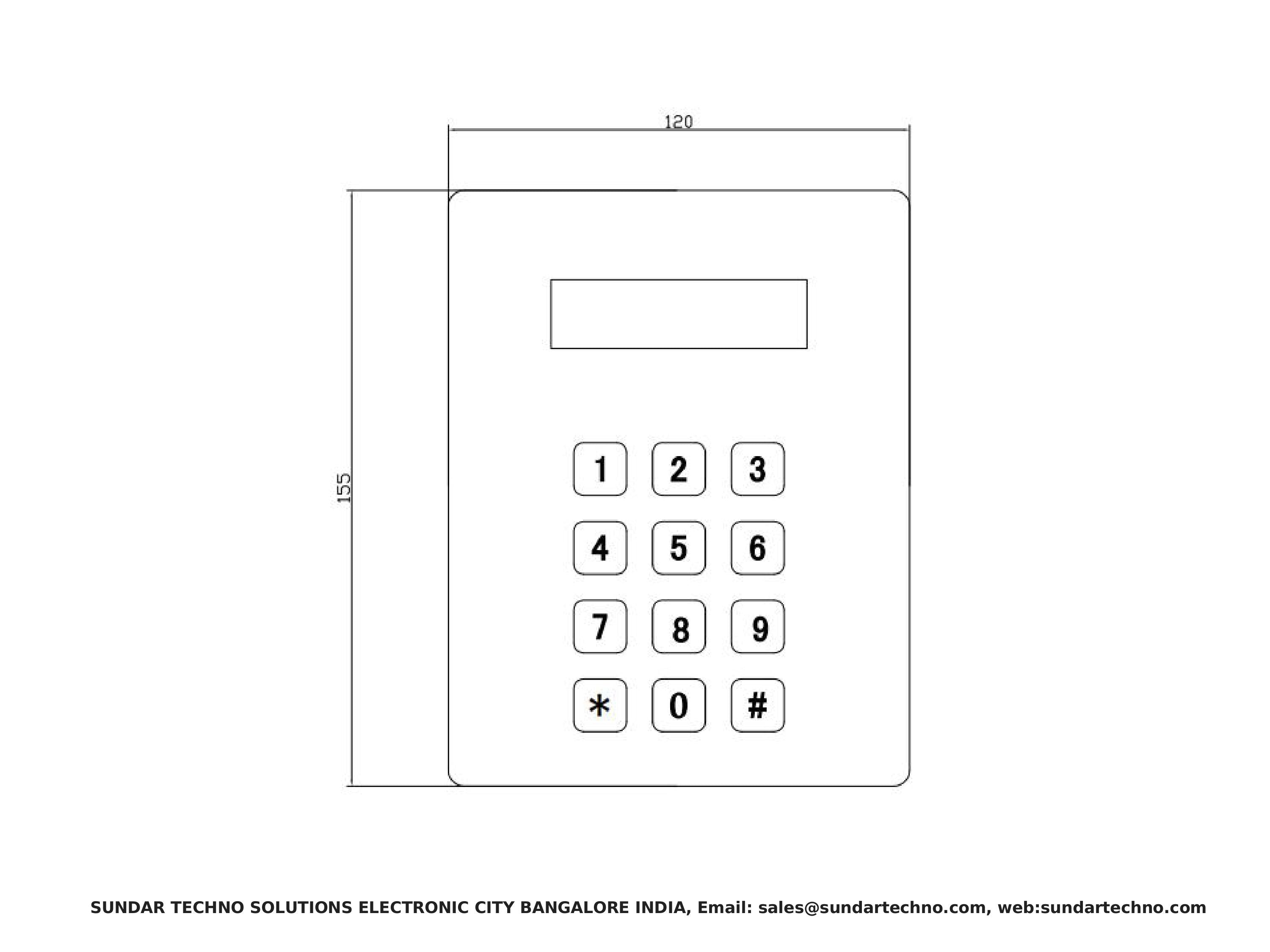KEYPAD FOR INDUSTRIAL USAGE