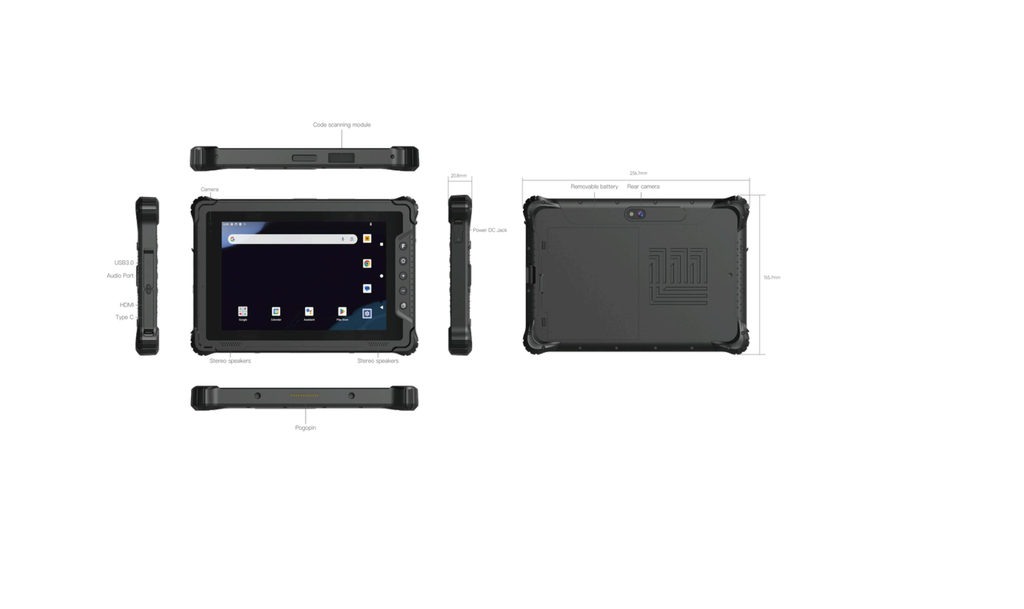 STS 10.1 inch Rugged Tablet Android 14