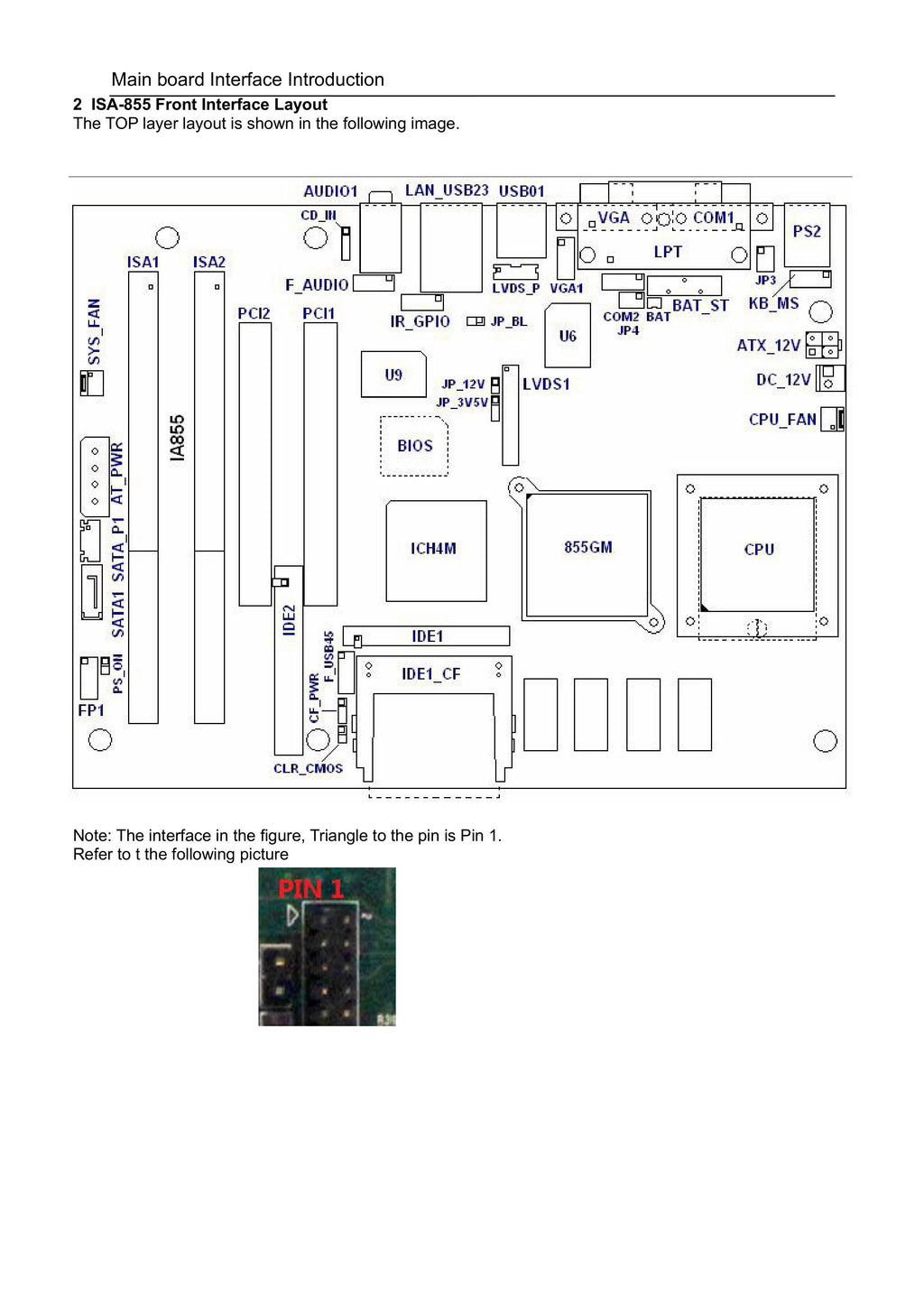 STS-ISA855 INDUSTRIAL MOTHERBOARD