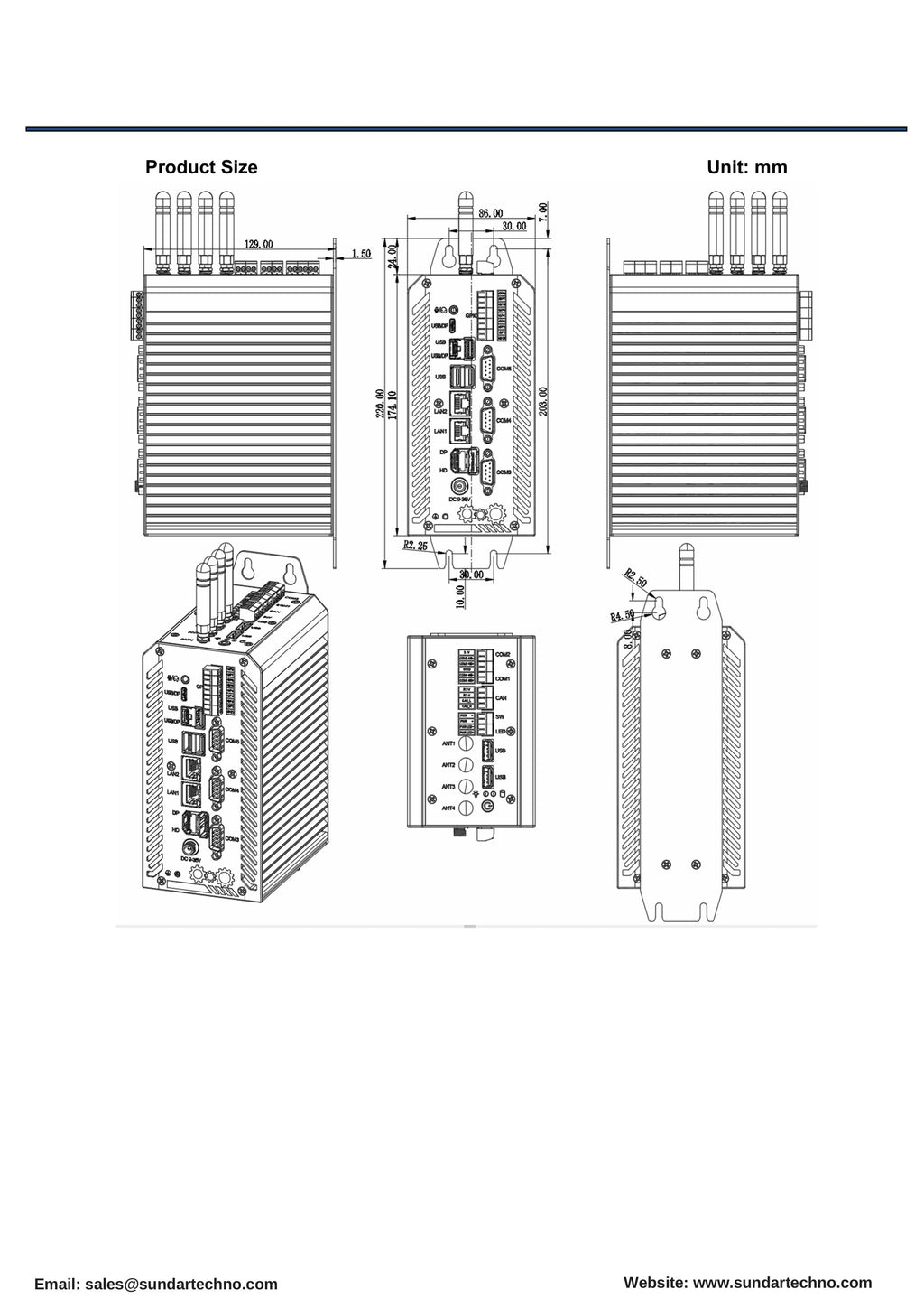 STS-12CANIPC Industrial Embedded Computer