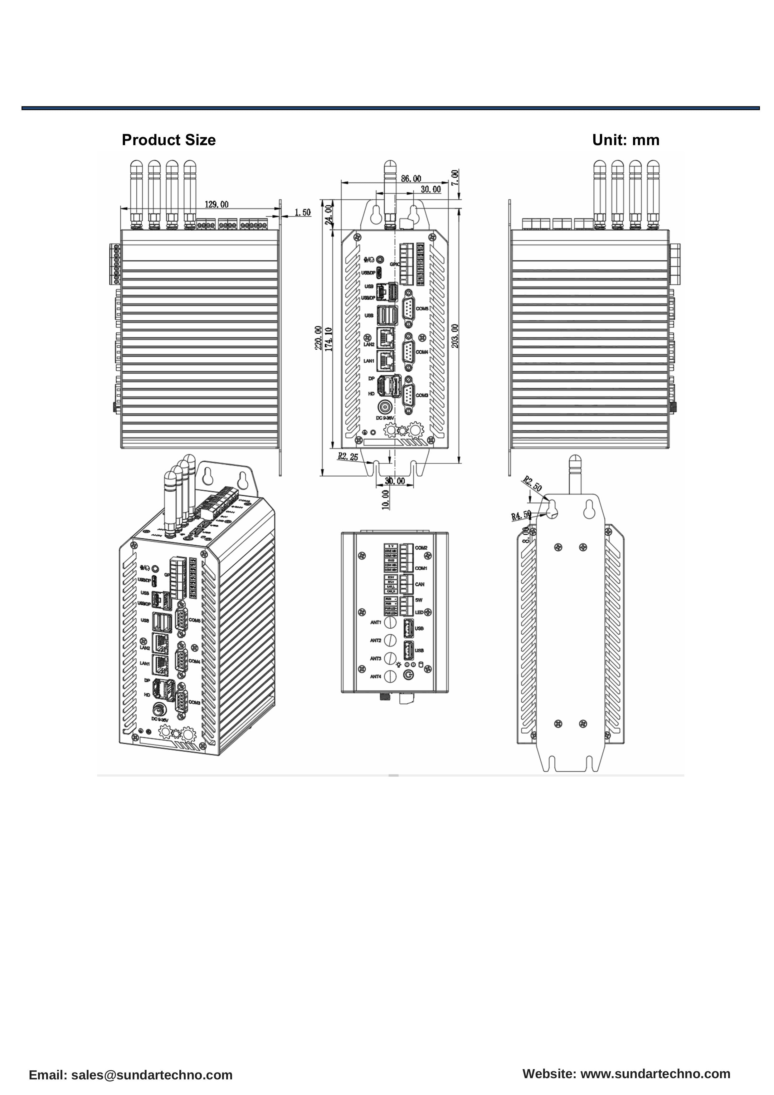 STS-12CANIPC Industrial Embedded Computer