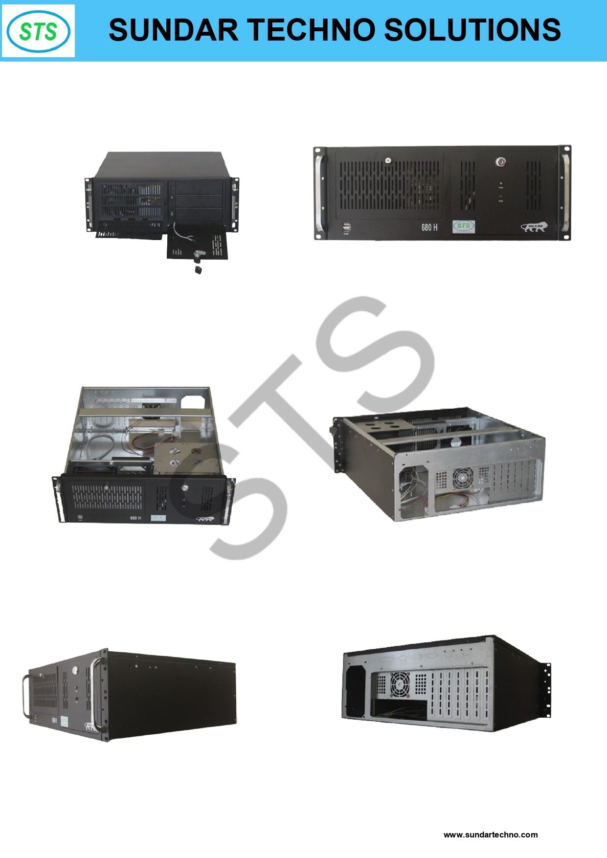 4U RACK MOUNT CHASSIS FOR INDUSTRIAL COMPUTERS- MAKE IN INDIA