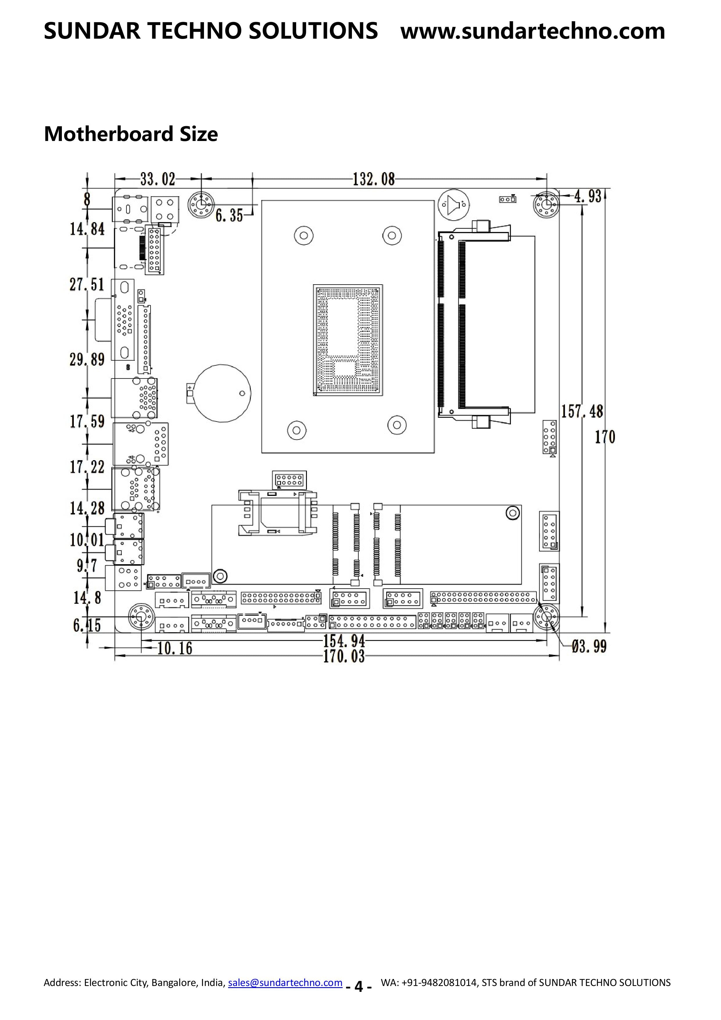 STS Industrial Mother Board IMB-4010