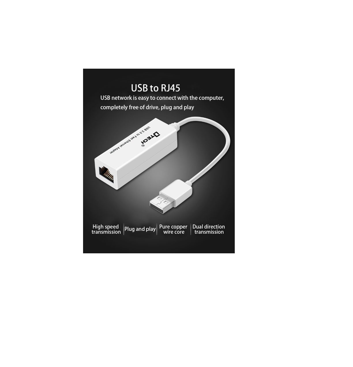 DTECH USB TO LAN CONVERTER (USB TO RJ45)