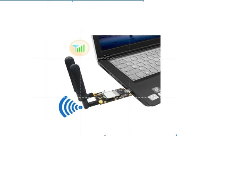 STS USB 3.0 Connector NGFF M.2 B Key Wireless Adapter Card 2 Nano SIM Slot with Dual Antennas For 3042 3052 5G 4G LTE GSM Module