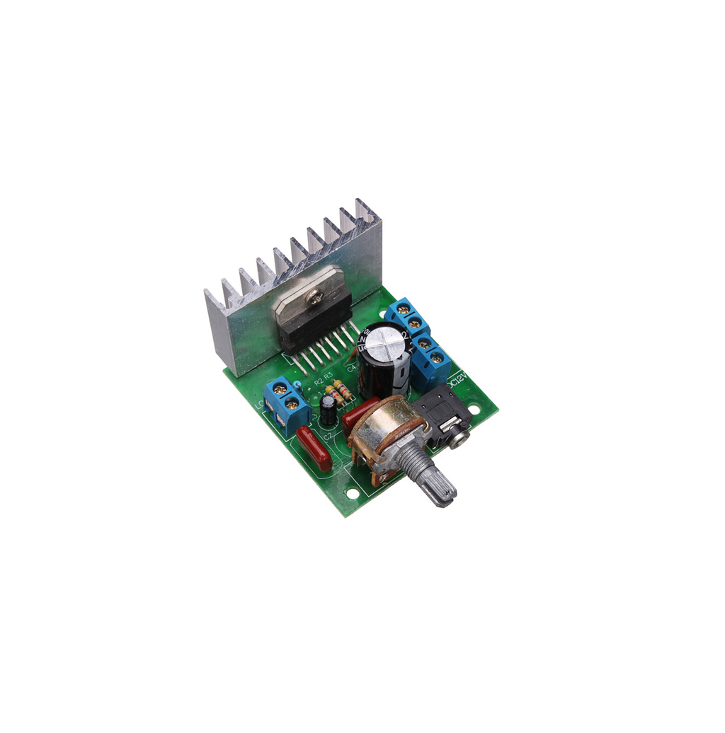 12V Stereo Noiseless Audio Power Amplifier Module with 2 x 15W Output