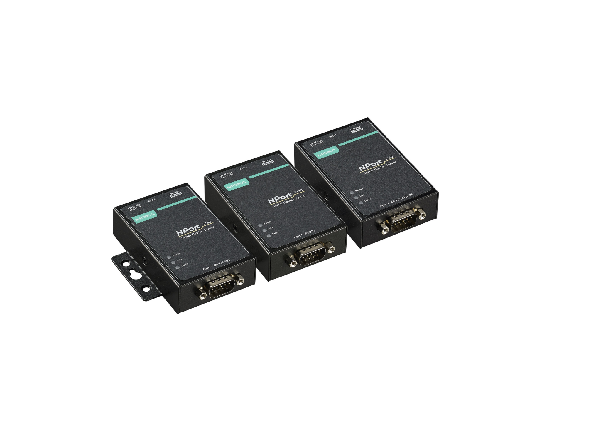MOXA 5110 1-port RS-232/422/485 serial device servers