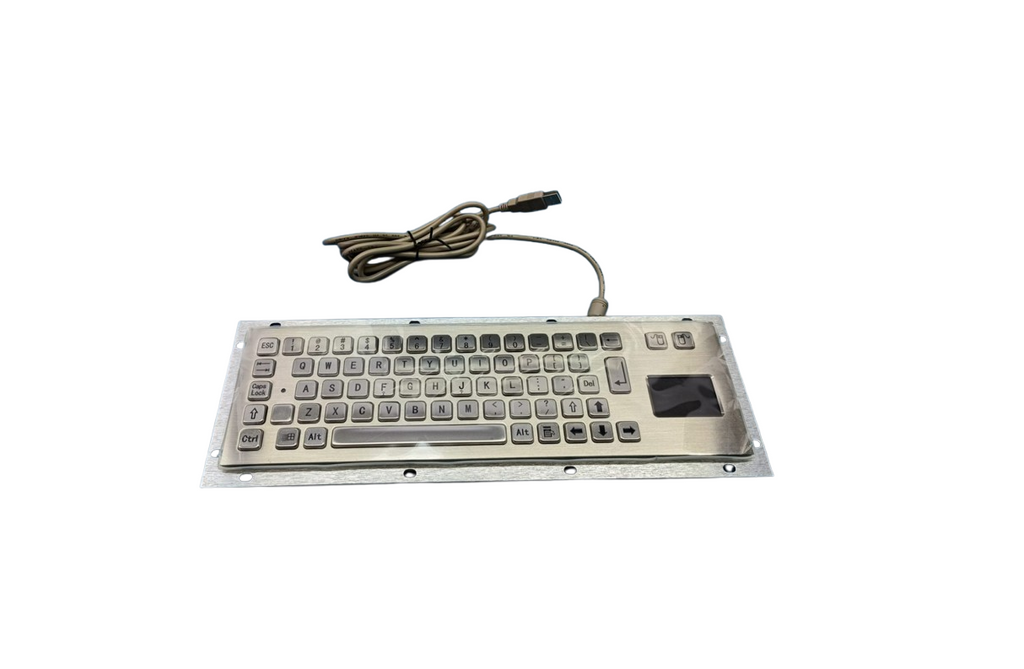 STS Industrial Grade IP65 Range Stainless Steel Keyboard With Touch Pad
