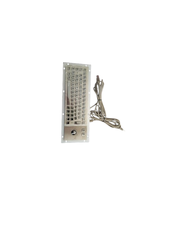 STS Industrial Grade IP65 Range Stainless Steel Keyboard With Track ball