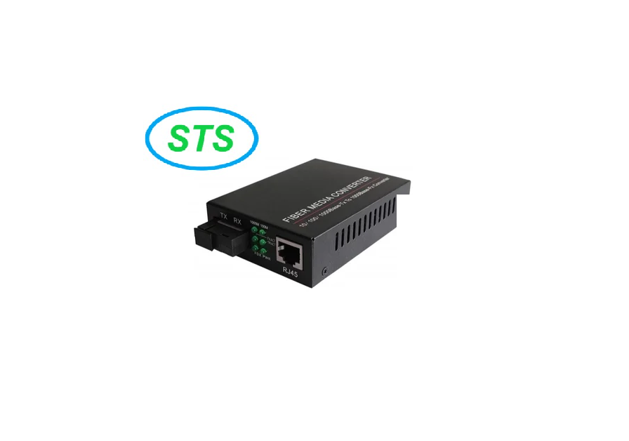STS 1SC 1RJ45 1000M MM Dual fiber Media Converter