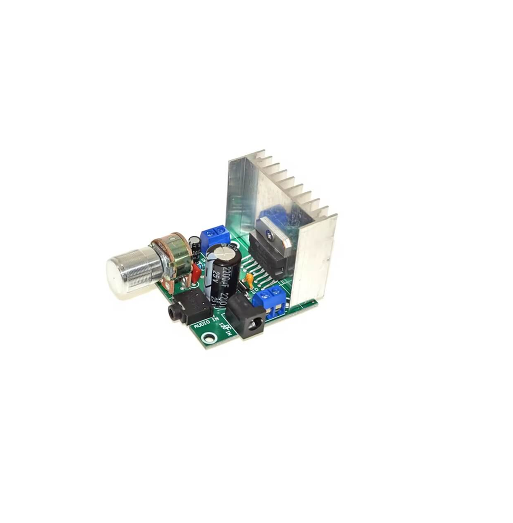 12V Stereo Noiseless Audio Power Amplifier Module with 2 x 15W Output