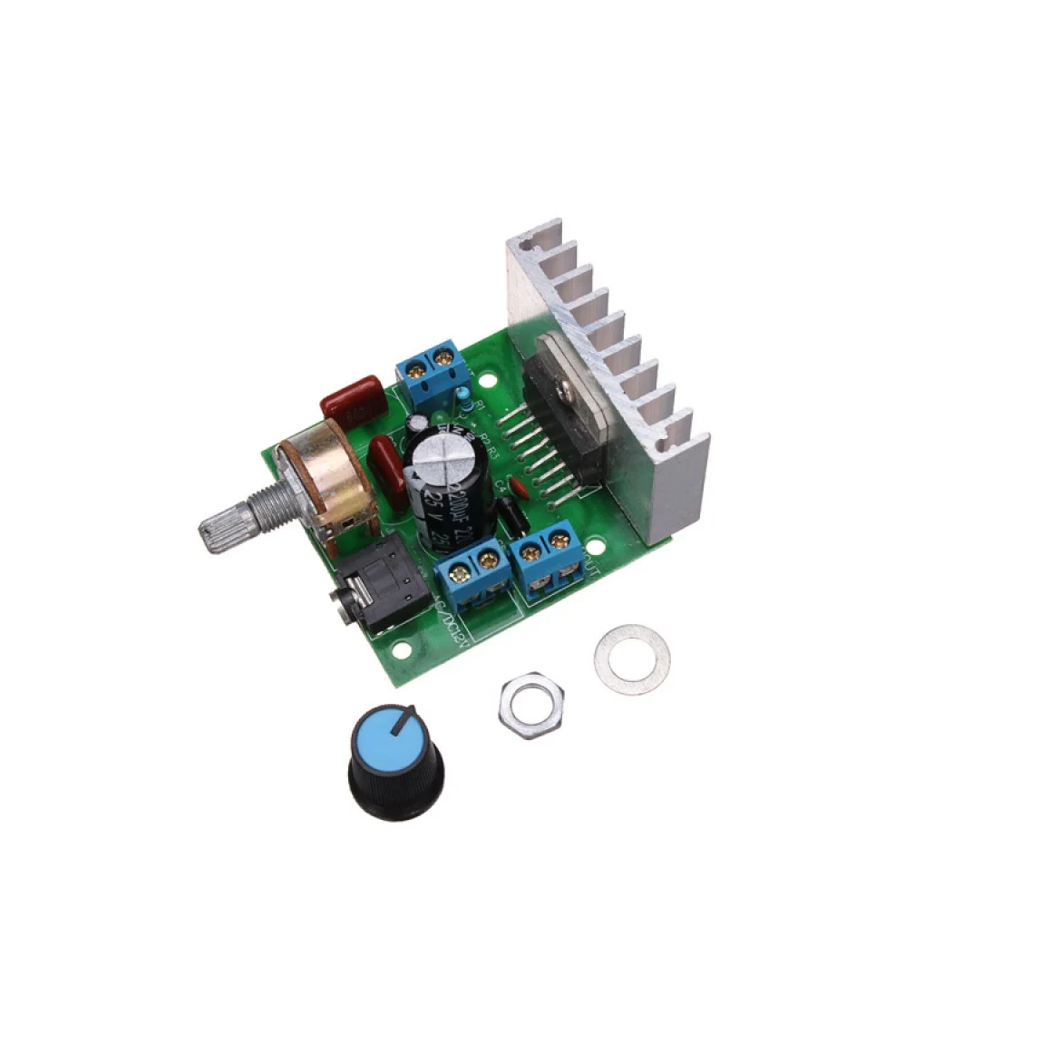 12V Stereo Noiseless Audio Power Amplifier Module with 2 x 15W Output