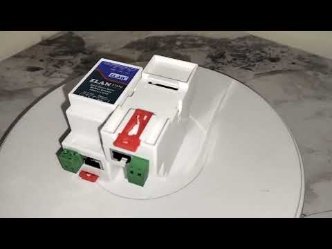 ZLAN5143D DIN-type Serial Device Server RS485 to TCP MQTT JSON Converter Modbus TCP to Modbus RTU