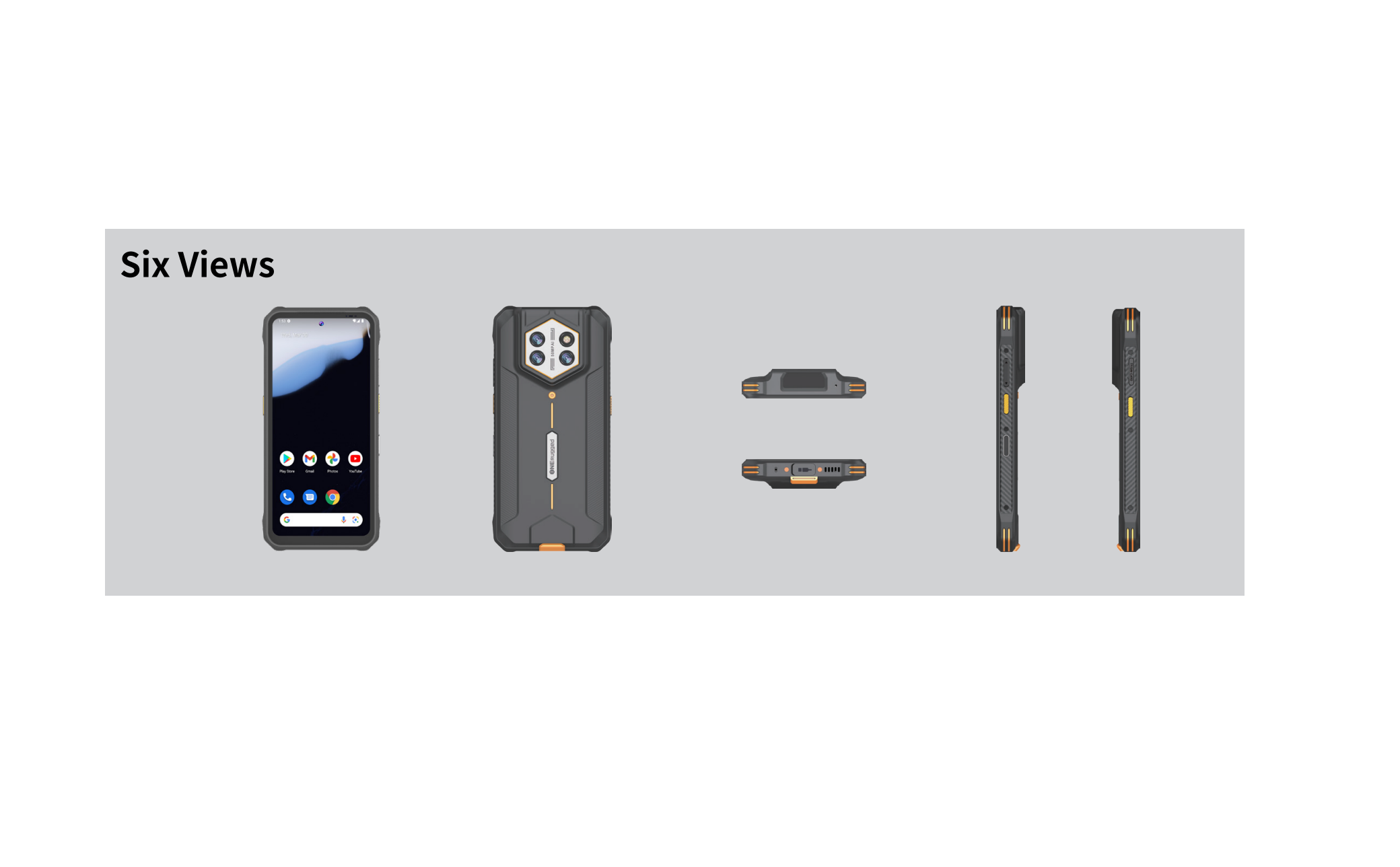 STS-68 RUGGED PHONE Handheld With Barcode Scanner