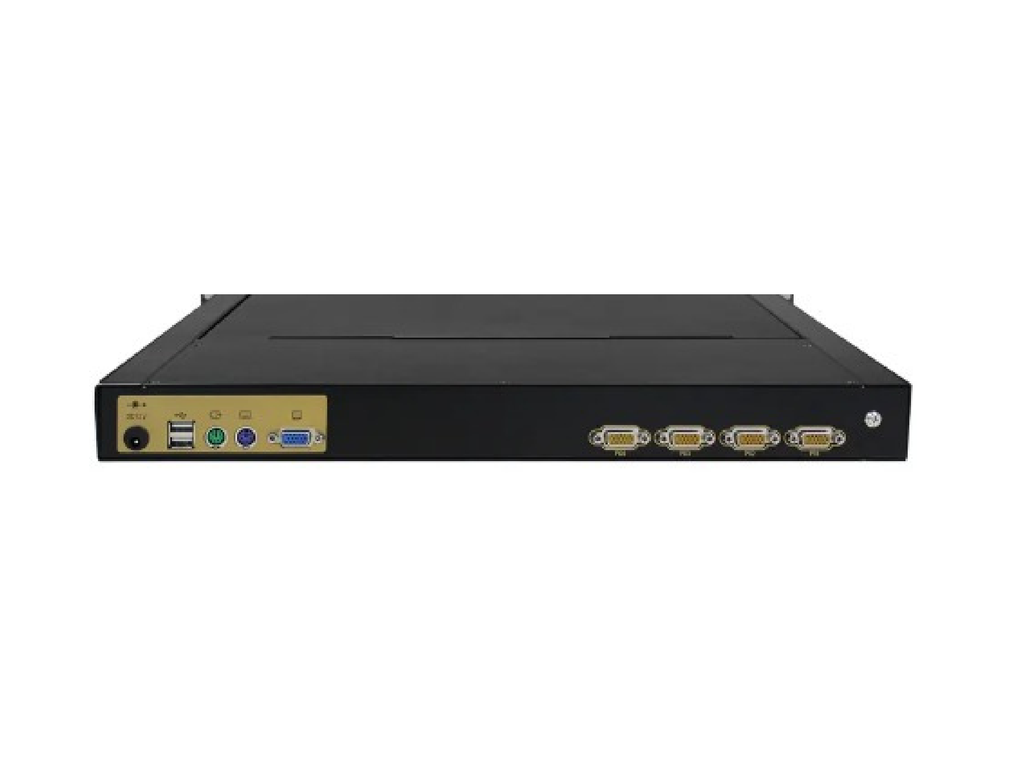 18.5" LED 4 PORT VGA KVM SWITCH  Model No: STS-4VGA185
