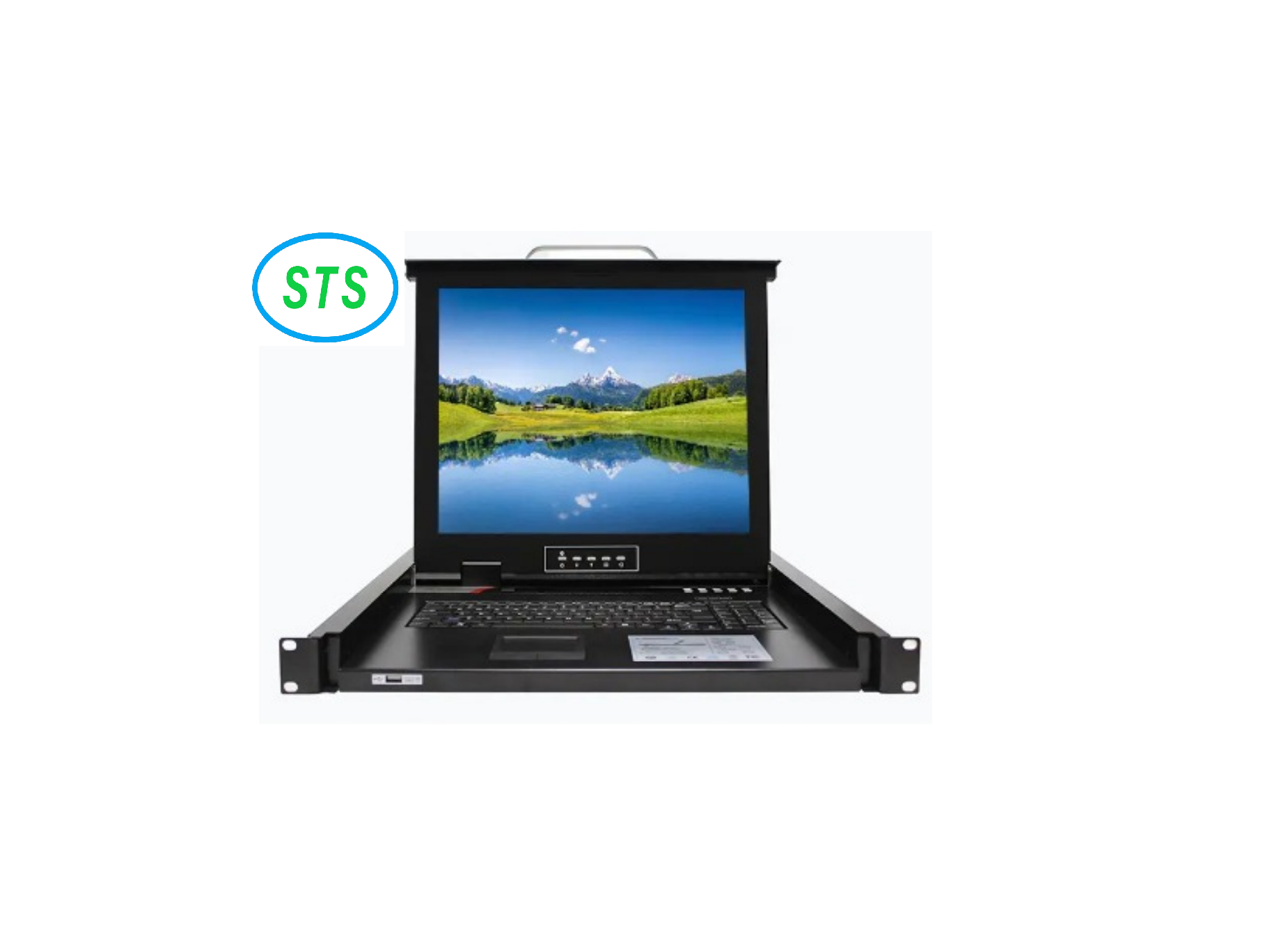 STS 17’’ 1U 4 PORT VGA KVM SWITCH